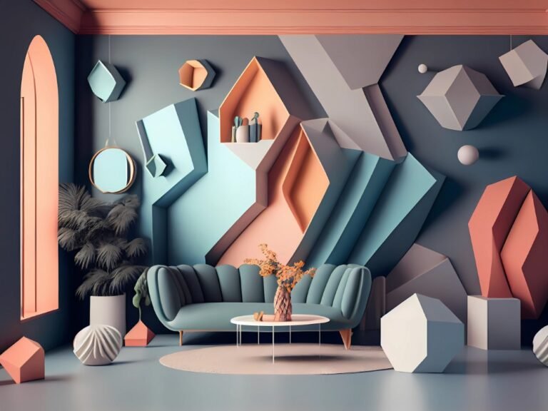 3d-room-interior-design-with-geometric-shapes-generative-ai